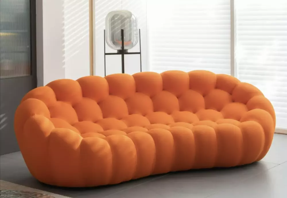 bubbly couch